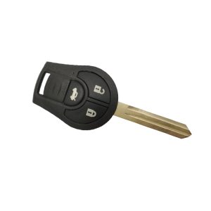 Κλειδί με Immobilizer και Τηλεχειριστήριο με 3 Κουμπιά 434MHz για Nissan - Λάμα NSN14