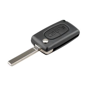 Κλειδί με Immobilizer και Τηλεχειριστήριο με 2 Κουμπιά 433MHz για Peugeot - Λάμα VA2